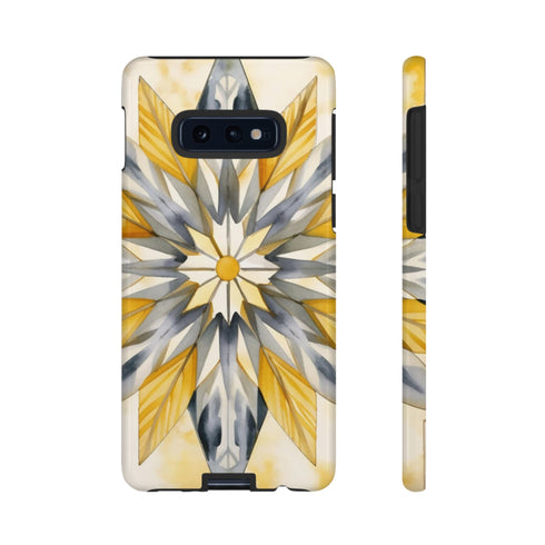 Sunshine Bloom Mosaic - Impact Resistant Phone Case Samsung Galaxy S10E Glossy